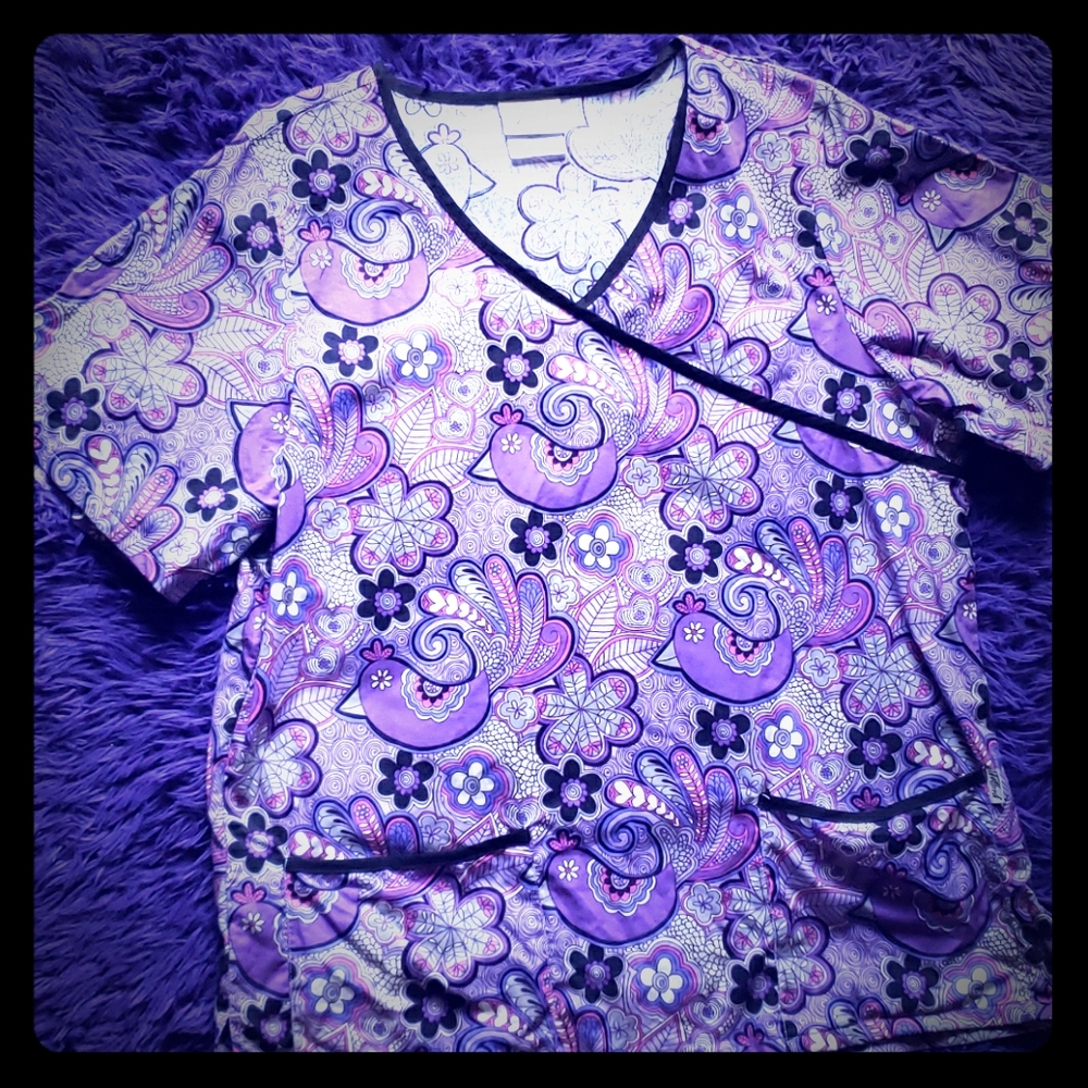 Lot of 2 Scrub Tops